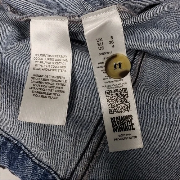 Denim Blue Button-Down Midi Dress - Picture 8 of 8